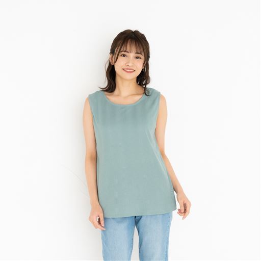 2493円OFF！＜セシール＞ 49%OFF【レディース】 レース使いTシャツ - セシール ■カラー：パウダーブルー ■サイズ：MLLL3L