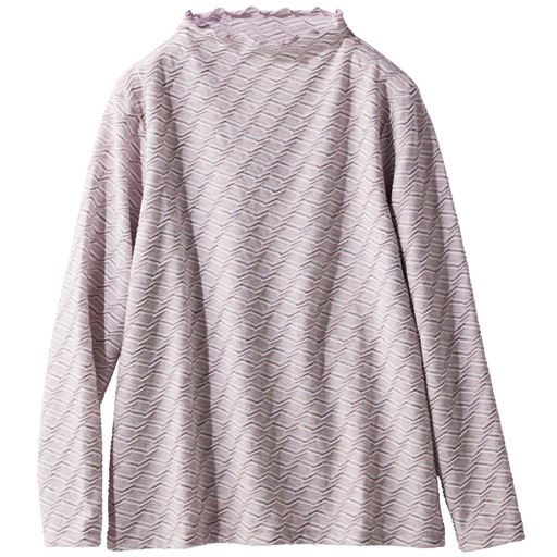 40%OFF【レディース】 日本製メロー使いボトルネックプルオーバー 