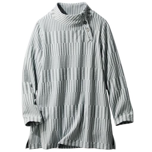 【レディース】 日本製フクレジャカードチュニック - セシール 