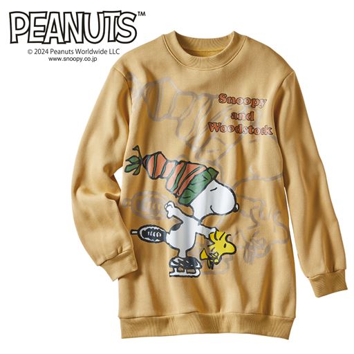 【レディース】 綿混あったか裏起毛プルオーバー 