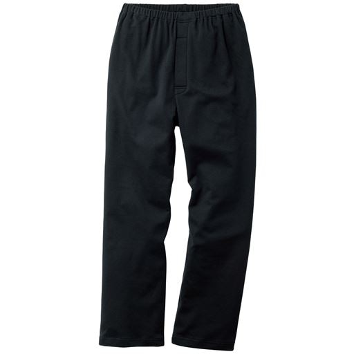 男の綿100%単品パンツ(パンツ前開き) | ブラック