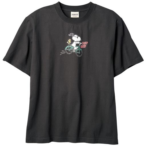 【男女兼用】綿100%プリントTシャツ(SNOOPY)