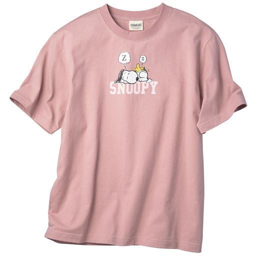 【男女兼用】綿100%プリントTシャツ(SNOOPY)