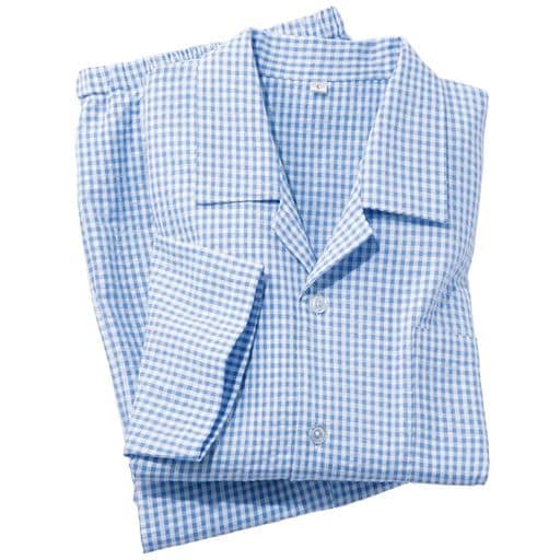 綿100%サッカーシャツパジャマ(男女兼用) | Q