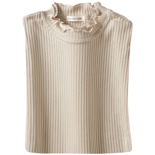 【レディース】 シルック 7分袖プルオーバー ■カラー：ベージュ ■サイズ：M-L,3L