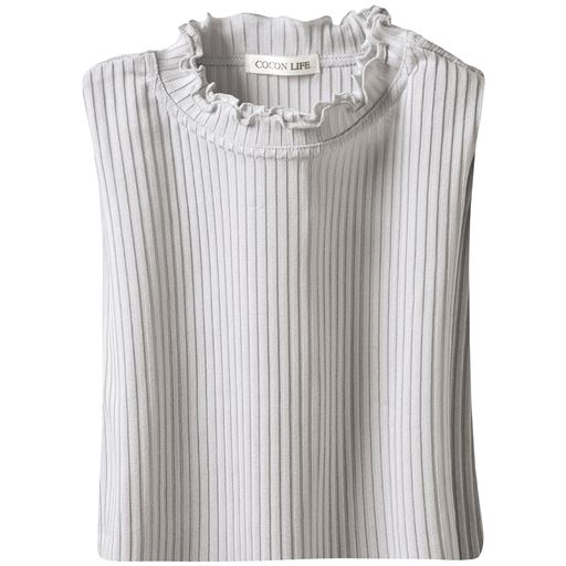 【レディース】 シルック 5分袖プルオーバー ■カラー：ライトグレー ■サイズ：LL,3L,M-L