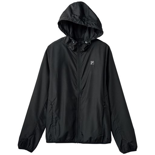 50%OFF【レディース】 洗車やお庭の水やりもお任せな水陸両用&UVカットFILA 軽量パーカ - セシール ■カラー：ブラック ■サイズ：M,L