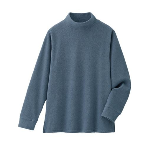 【レディース】 ストレッチフリースハイネックプルオーバー - セシール 