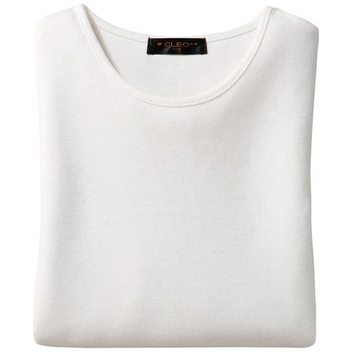 【レディース】 綿100% 七分袖Tシャツ 