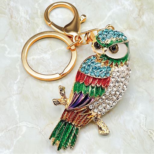 【レディース】 おまもりふくろうキーホルダー - セシール