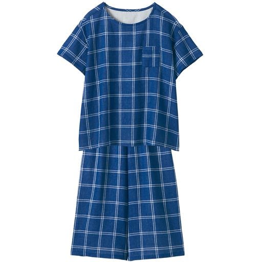 50%OFF【レディース】 さわやかサマーガーゼかぶりパジャマ/やみつきの軽さ! 