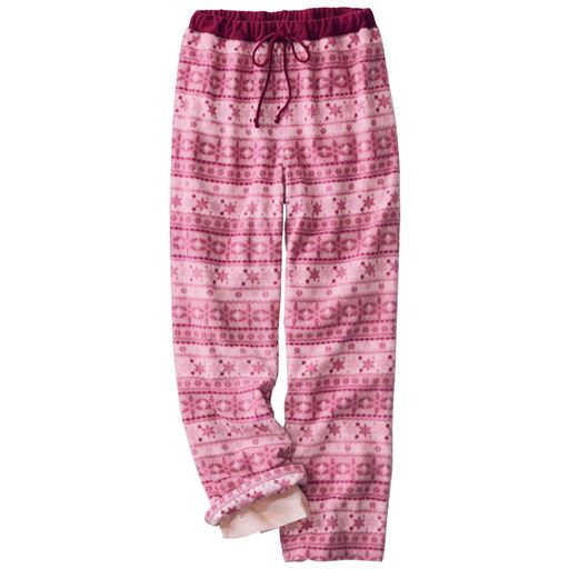 40%OFF【レディース】 あったか裏綿フリースパンツ - セシール 