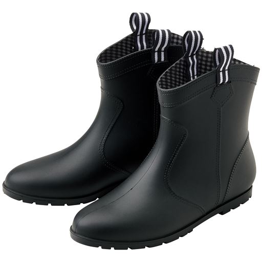 35%OFF【レディース】 レインブーツ - セシール ■カラー：ブラック ■サイズ：S(22),M(23)