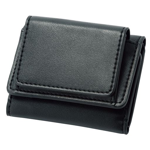 38%OFF【レディース】 手のひらサイズのミニ財布 - セシール ■カラー：ブラック