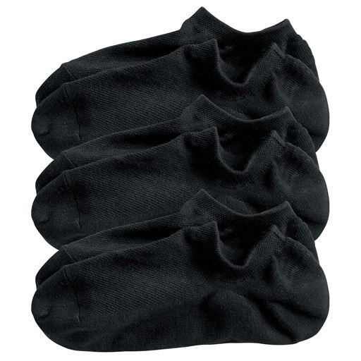 甲メッシュのスニーカーインソックス 3足組 セシール Cecile