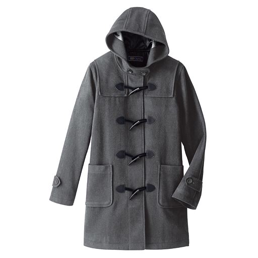 35%OFF静電気防止機能付き 定番ダッフルコート(スクール・制服) - セシール ■カラー：チャコールグレー ■サイズ：S,M,L