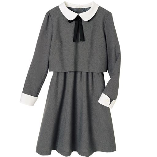 ワンピース 取り外せるリボン付き スクール 制服 学校制服の通販ならセシール Cecile