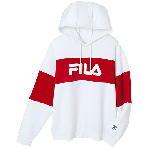 30%OFFパーカー(FILA) - セシール ■カラー：ホワイト ■サイズ：M,L