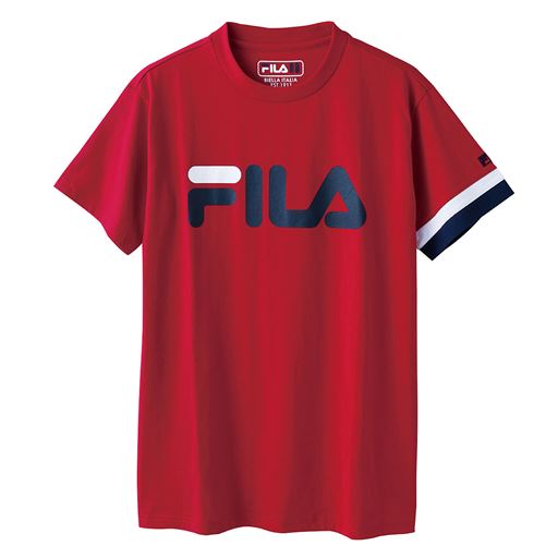 30%OFFTシャツ(FILA) - セシール ■カラー：レッド ■サイズ：M,L