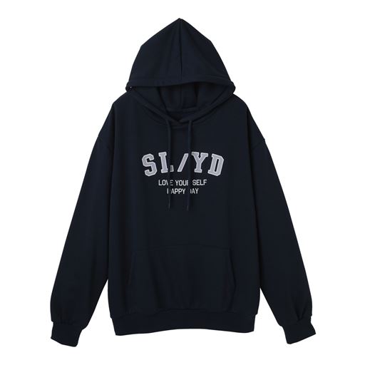 45%OFF裏毛パーカー(popteenゆめぽてコラボ) - セシール ■カラー：ネイビー ■サイズ：M