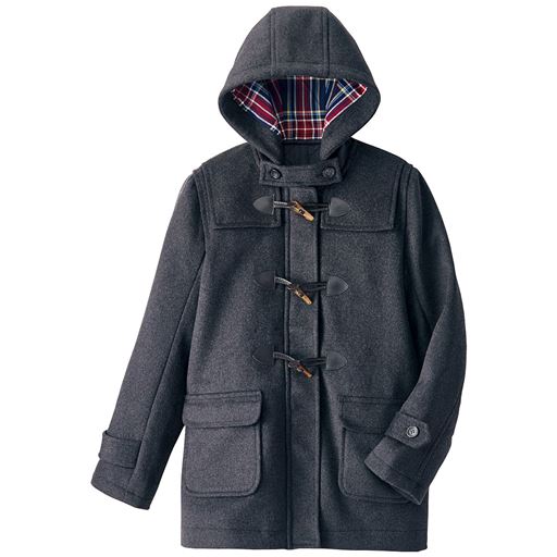 あったかダッフルコート(中わた入り) ■カラー：チャコールグレー ■サイズ：M,L