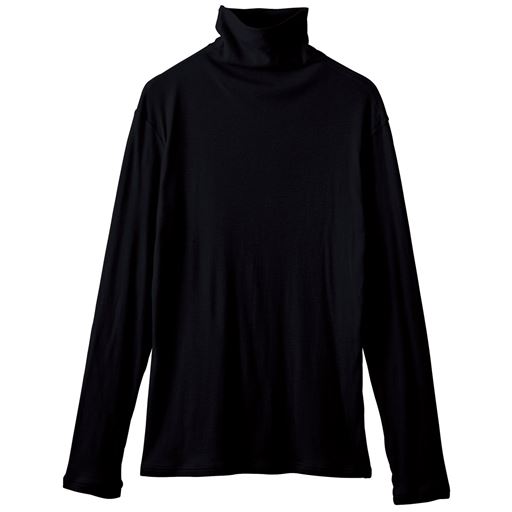 【レディース】 タートルネック10分袖カットソー 