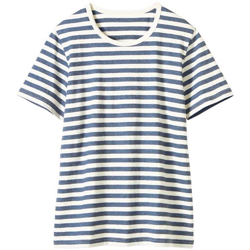 【レディース】 型崩れしにくいSZTシャツ 半袖 ■カラー：ボーダーA(杢) ■サイズ：M,L,LL,3L