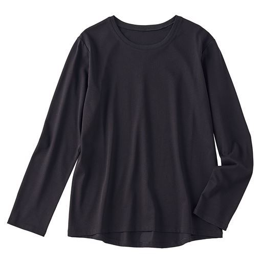 キレイが続く長袖Tシャツ(綿100%) - ファッション通販なら