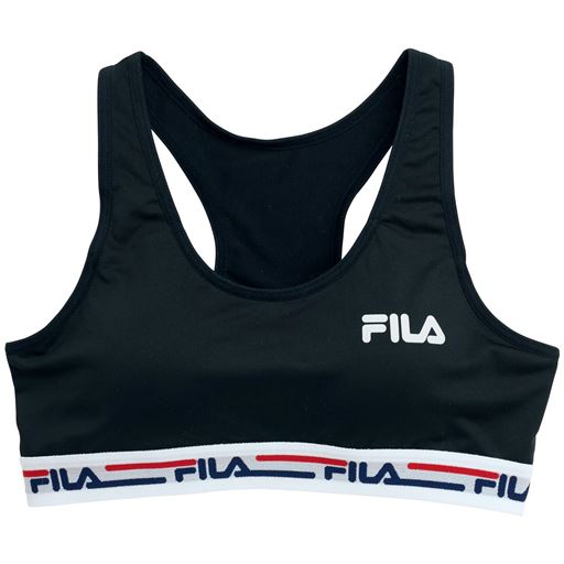 【ティーンズ】 ハーフトップ(FILA) - セシール ■カラー：ブラック ■サイズ：L