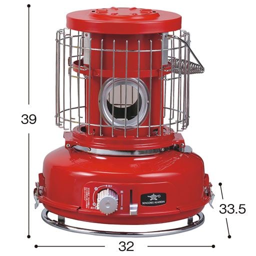センゴクアラジン ポータブルガスストーブ SAG-BF02 - セシール ■カラー：レッド