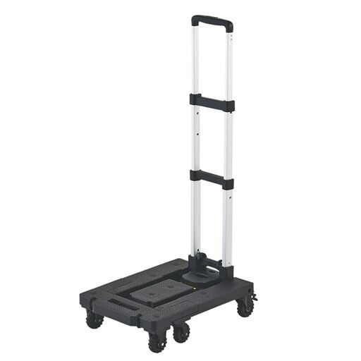 折りたたみキャリーカート 押して引いて2通りで使える 耐荷重約150kg セシール Cecile