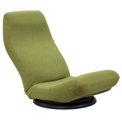 ハイバック回転座椅子 - セシール ■カラー：グリーン