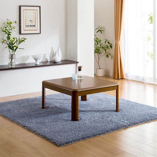 家具調こたつ - セシール ■カラー：ブラウン ■サイズ：A(80×80),B(105×75)