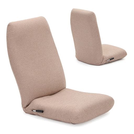 ＜セシール＞【産学連携】ヘッドレスト付きハイバック座椅子2 ■カラー：ブラウン