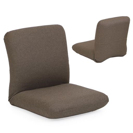 【産学連携】コンパクト座椅子 - セシール ■カラー：ブラウン