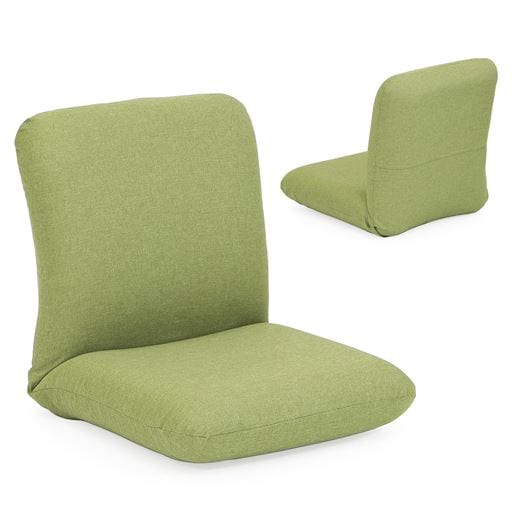 ＜セシール＞【産学連携】コンパクト座椅子 ■カラー：グリーン画像