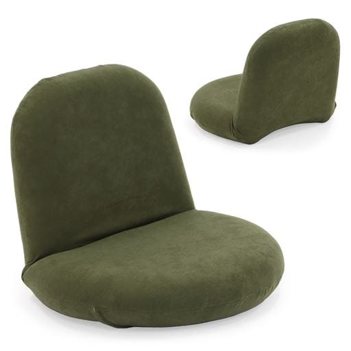 ＜セシール＞ しっかりウレタン プチ座椅子 ■カラー：グリーン