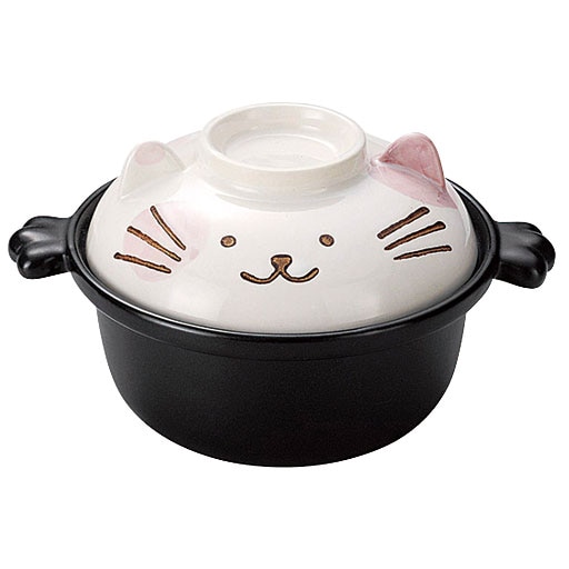 猫ちゃんの一人鍋 - セシール ■カラー：ブラック