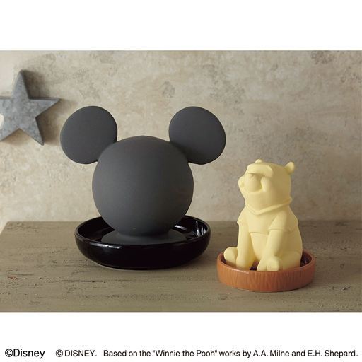 素焼き加湿器(ディズニー) - セシール ■サイズ：A(くまのプーさん),B(ミッキーマウス)