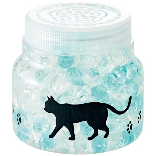 猫デザインの防カビ・消臭バイオ(2個組)/ゲルタイプ - セシール ■カラー：グリーン