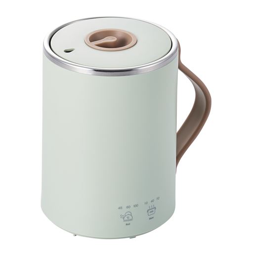 1500円OFF！＜セシール＞ 30%OFFマグカップ型電気なべCOOK MUG350mL ■カラー：ミントグリーン