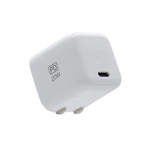超小型急速充電器 USB Type-C/PDアダプター(ELSONIC) - セシール ■カラー：ホワイト