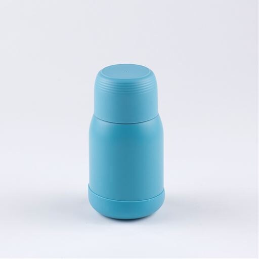  スミニ ルームマグ180ml ミニ水筒/ボトル/枕元に/室内の水分補給に/直飲み/コップOK - セシール ■カラー：ブルー