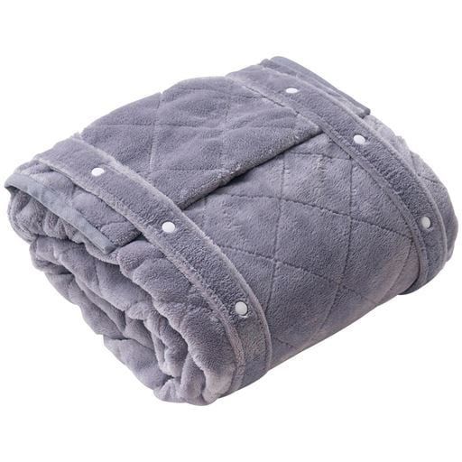  着る電気毛布 くるみケット - セシール ■カラー：ラベンダーグレー