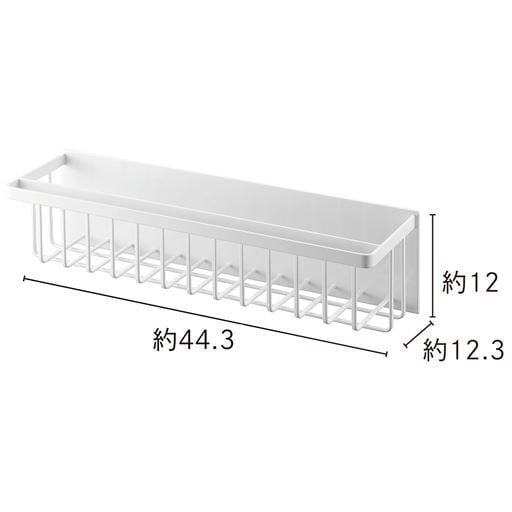  マグネットバスルームラック - セシール ■カラー：ホワイト ■サイズ：SL