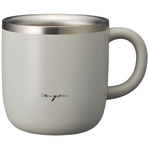 白湯専科マグカップ - セシール ■カラー：グレー