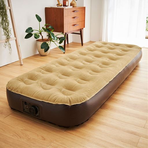 30%OFF電動エアーベッドマットレス(コンパクトサイズ) - セシール ■カラー：ブラウン ■サイズ：A(79×193×高さ21cm)