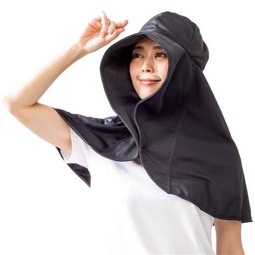 【レディース】 UVプロテクト フレアハット シャイン - セシール 