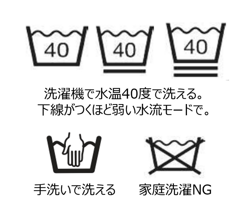 洗濯表示をチェック