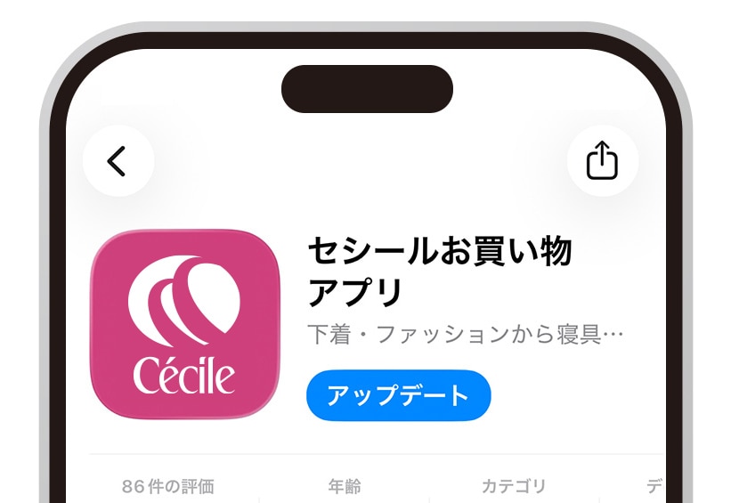アップデート画面